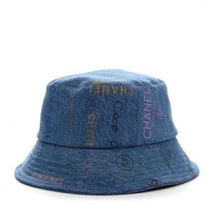 Authentic CHANEL Spring 2022 Bucket Hat in Denim NEW